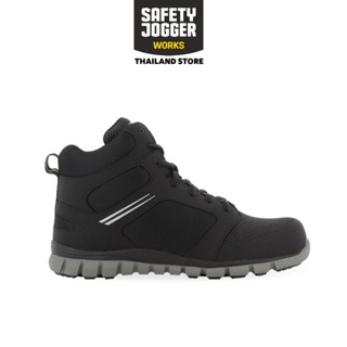 สินค้า [รับประกัน 3 เดือน] Safety Jogger รุ่น ABSOLUTE รองเท้าเซฟตี้หุ้มข้อ หัวนาโนคาร์บอน สีดำ