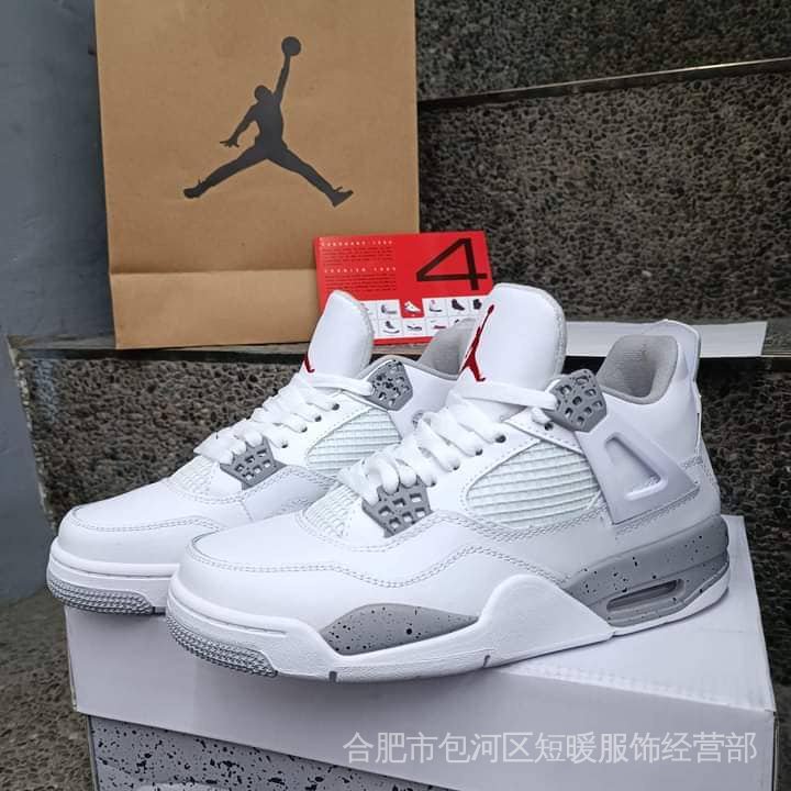 air-jordan-4-white-oreo-colorway-คุณภาพสูง-ฟรีถุงเท้า-vvsb