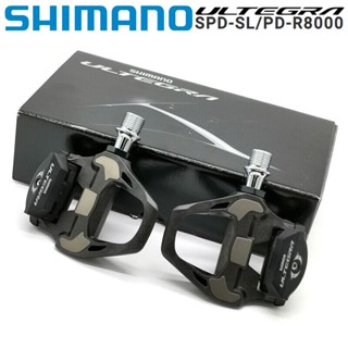 Shimano PD-R8000 ที่เหยียบจักรยานคาร์บอน Ultegra SPD-SL พร้อมบันไดคลีท SM-SH11