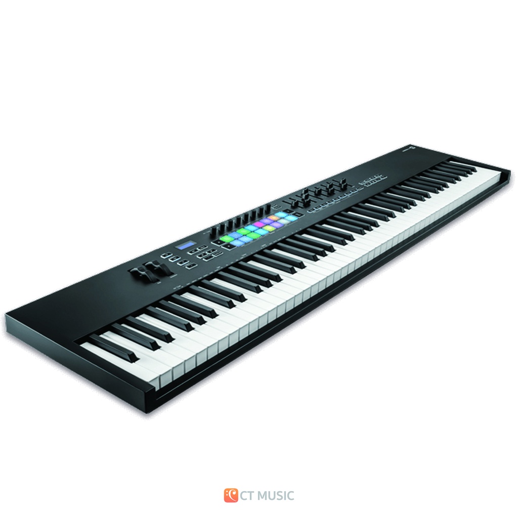 novation-launchkey-88-mkiii-คีย์บอร์ดใบ้-midi-keyboard-controller-88-mk3