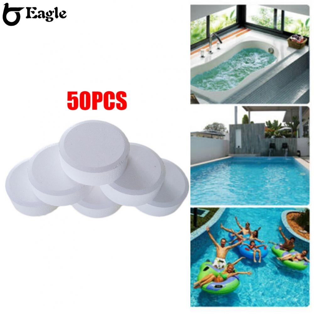 crazy-sale-ready-stock-50pcs-multifunctional-white-chlorine-tablets-for-hot-tub-swimming-pool-spa-clean