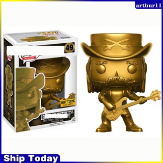 โมเดลฟิกเกอร์ Arthur Funko POP Rocks Lemmy Kilmister ของเล่นสําหรับเด็ก