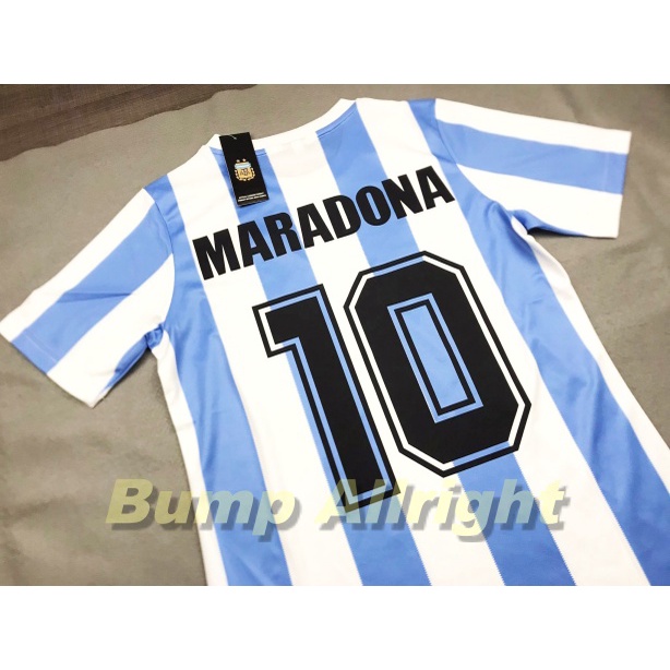 retro-เสื้อบอลย้อนยุค-vintage-ทีมชาติ-อาเจนตินา-argentina-national-home-1986-พร้อม-10-maradona-สุดเเท่ห์