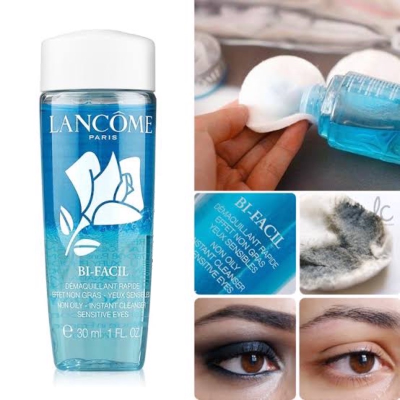 ผลิตภัณฑ์เช็ดทำความสะอาดรอบดวงตา-lancome-bi-facil-non-oily-sensitive-eyes-instant-cleanser