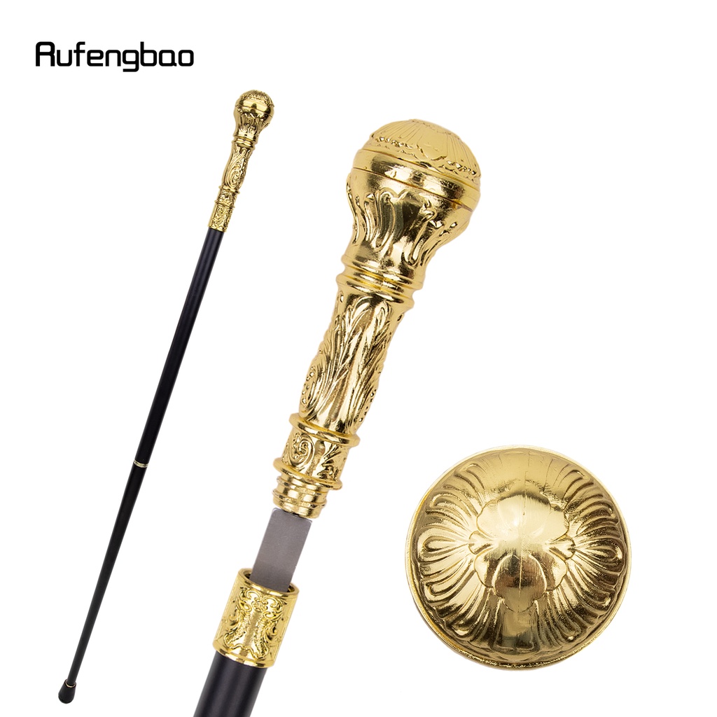 colorful-luxury-round-handle-walking-stick-with-26cm-hidden-plate-self-defense-fashion-cane-plate-cosplay-crosier-stick