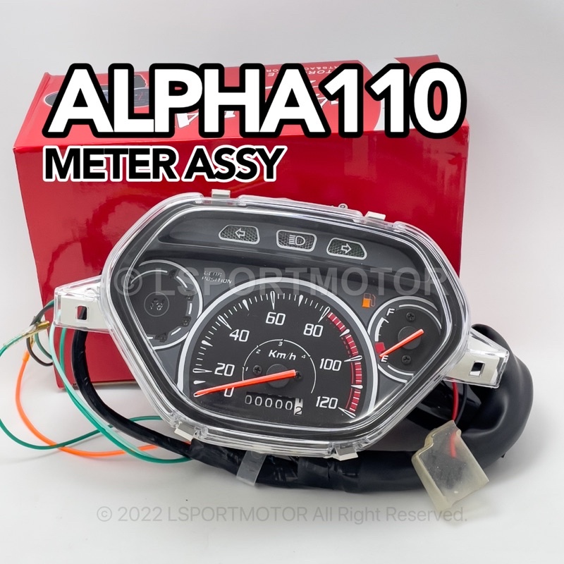 HONDA ALPHA 110 METER ASSY SPEEDOMETER WAVE ALPHA CX 110 | Shopee Thailand