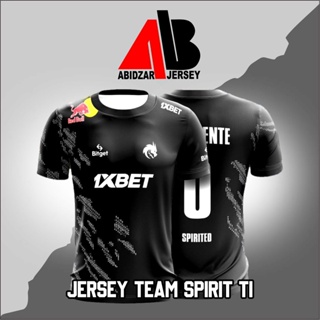 เสื้อกีฬาแขนสั้น ลาย Dota2 THE Internationals TEAM SPIRIT