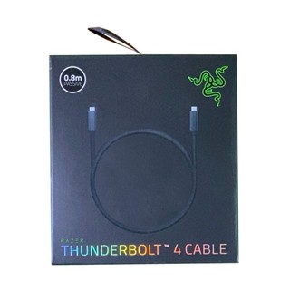 Razer Thunderbolt 4 Cable 0.8m (Black)- Passive Cable, 40Gb/s, 8K, 100W Charging