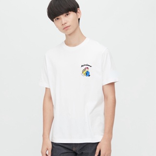 Uniqlo เสื้อยืดแขนสั้น พิมพ์ลายมินเนี่ยน (UT) สําหรับผู้ชายและผู้หญิง