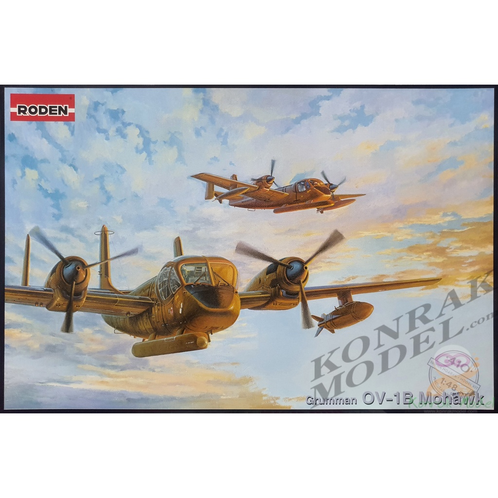 RODEN 410 GRUMMAN OV-1B MOHAWK [1/48] | Shopee Thailand