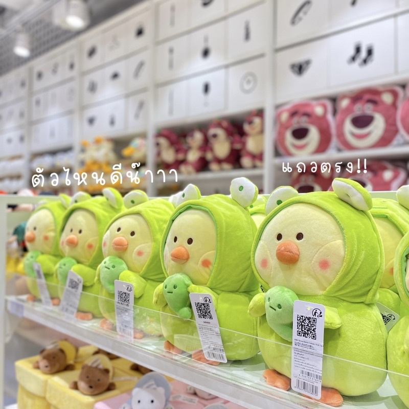 miniso-ตุ๊กตาน้องไก่ฮู๊ดเขียว-คอลเลคชั่นเข้าใหม่น่ารักเกินต้านมากๆ-ขายดีหมดไว