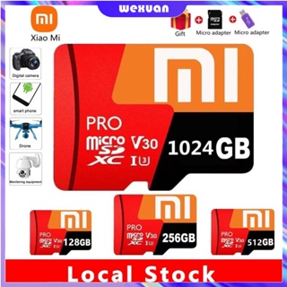 สินค้า Xiaomi การ์ดหน่วยความจํา Micro SD TF 100MB S Class10 MicroSD 8GB 32GB 128GB 512GB 1TB ของแท้ สําหรับโทรศัพท์มือถือ cctv