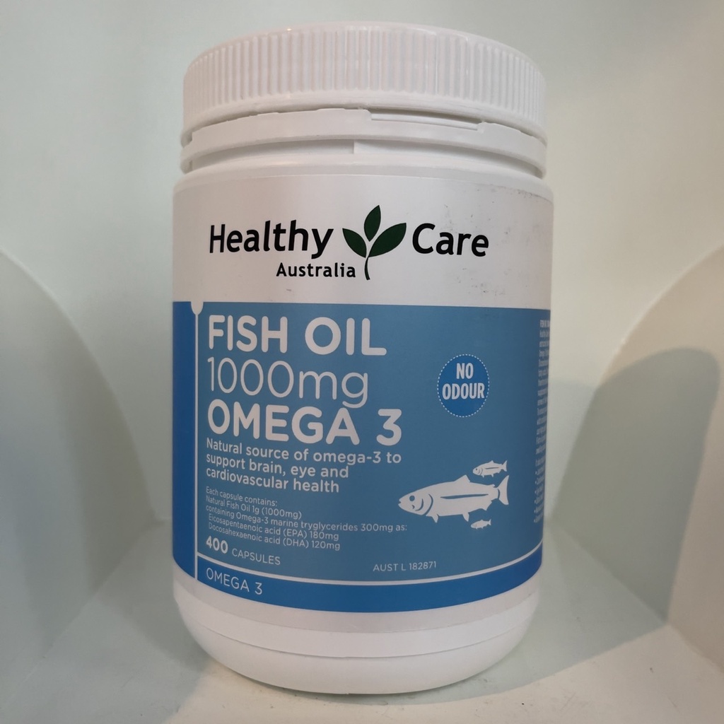 healthy-care-fish-oil-1000mg-omega-3-400capsules-น้ำมันปลา-omega-3