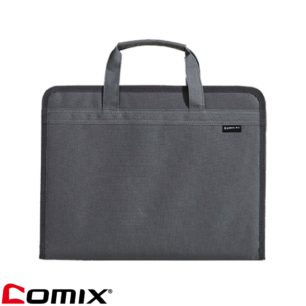 comix-a8113-กระเป๋าผ้าหูหิ้วมีซิป-ขนาดa4-กระเป๋า-กระเป๋าผ้า-กระเป๋าใส่เอกสาร-กระเป๋าแบบหูหิ้ว-เครื่องเขียน