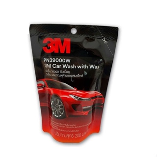 3M แชมพูล้างรถ สูตรผสมแวกซ์ Car Wash With Wax 200Ml. (200มล)