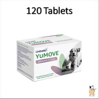 Lintbells Yumove Advance Dog 120 Tablet อาหารเสริมสุนัข ข้อต่อ กระดูก สะโพก อาหารเสริมบำรุงข้อ