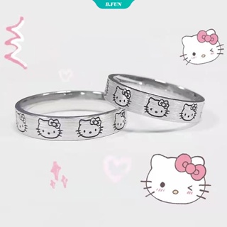SANRIO สร้อยคอ จี้การ์ตูนอนิเมะ Kawaii Kuromi My Melody Hello Kitty สามารถปรับได้ เหมาะกับของขวัญคู่รัก สําหรับผู้หญิง [FUN]