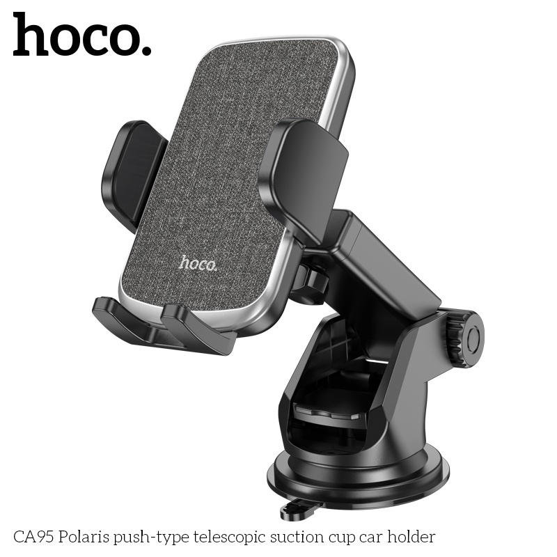 hoco-ca95-polaris-push-type-telescopic-suction-cup-car-holder