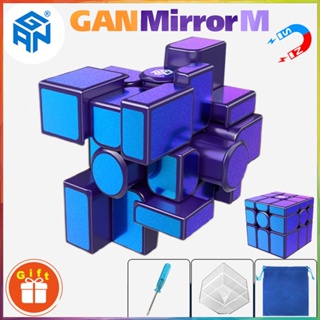 【COD】Gan Mirror M Speed Cube 3x3 Magic Cube ริศนาการศึกษาลูกบาศก์แม่เหล็กที่ผิดปกติ