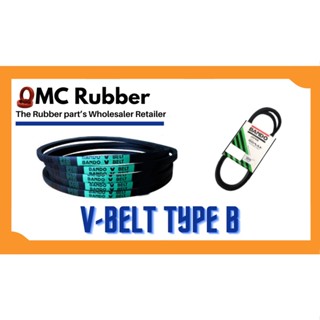 สายพาน V-Belt สีเขียว BANDO ร่อง B (B30-B60)