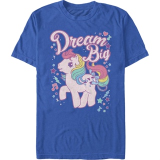 Dream Big My Little Pony T-Shirt เสื้อยืดคอกลม เสื้อยืดผู้ชาย เสื้อยืดเปล่า