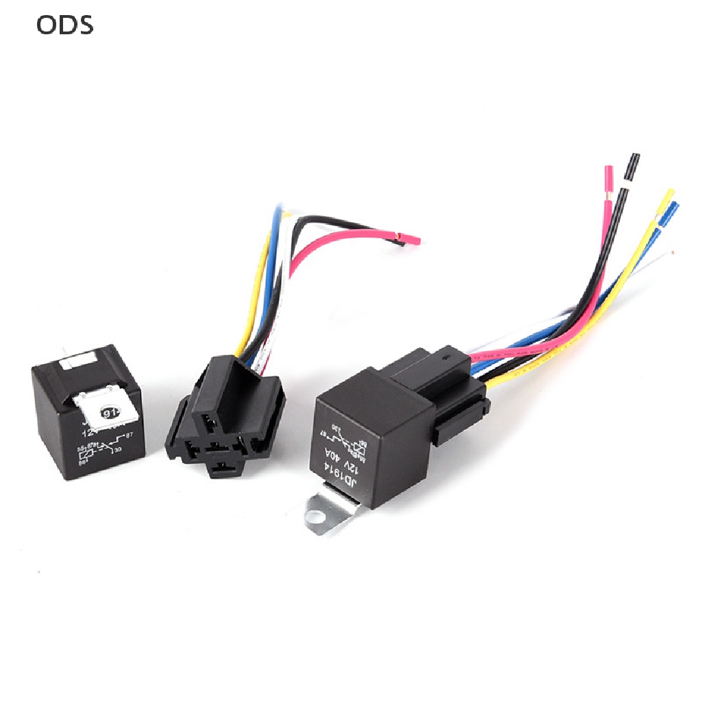 ods-รีเลย์รถยนต์-12v-5pin-40a-12v-5pin-กันน้ํา-พร้อมซ็อกเก็ตรีเลย์-od