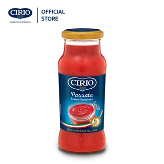 CIRIO Passata (Sieved Tomatoes) 350 g. ซอสมะเขือเทศ ซีฟโทเมโท่พาสซาต้า นำเข้าจากอิตาลี ขนาด 350 กรัม [CI28]