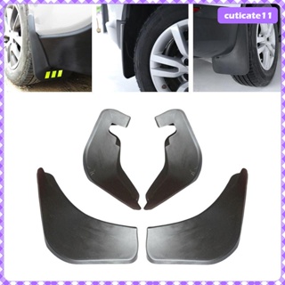 [Cuticate1] บังโคลนรถยนต์ สีดํา สําหรับ Byd Atto 3 Yuan Plus EV 4 ชิ้น