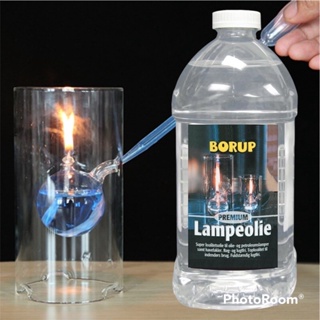 1009/1L.น้ำมันตะเกียงแก้ว Borup Bio Premium Lampeolie 1000 Ml. parafin A