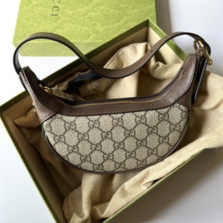 ของแท้💯 New Gucci Ophidia half moon mini bag