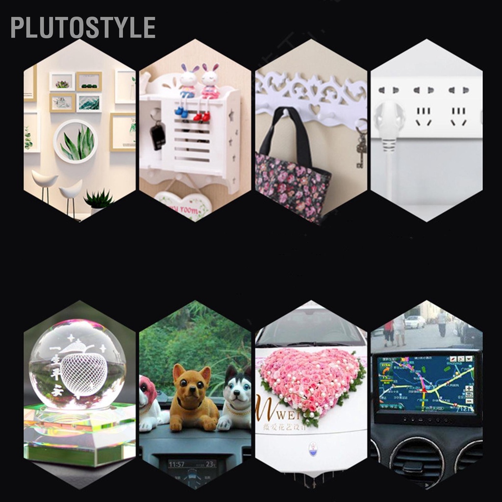 bplutostyle-เทปกาวสองหน้า-แบบใส-ใช้ซ้ําได้-สําหรับติดผนัง