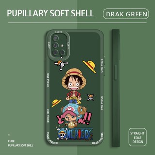 สําหรับ Samsung Galaxy A71 A51 A31 A21S A11 M11 A01 เคสโทรศัพท์มือถือ ซิลิโคนนิ่ม TPU กันกระแทก ลายอนิเมะวันพีช ลูฟี่น่ารัก