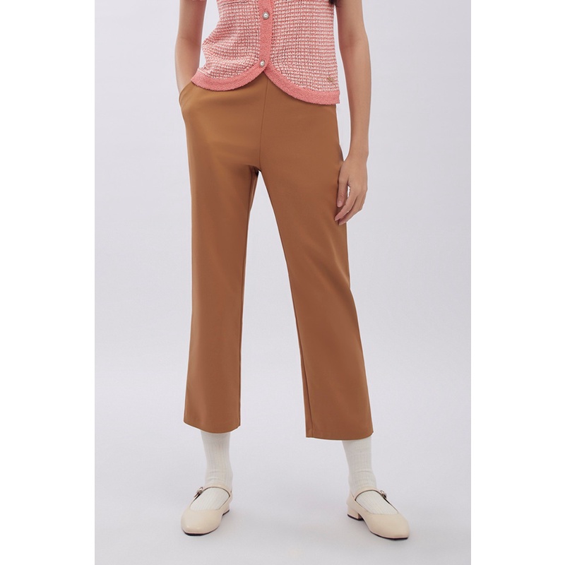 ep-กางเกงทรงสลิม-ผู้หญิง-สีน้ำตาล-slim-trousers-0810