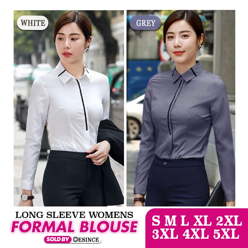desince-เสื้อเบลาส์ลําลอง-อย่างเป็นทางการ-เหมาะกับใส่ทํางาน-สําหรับผู้หญิง-wt-034