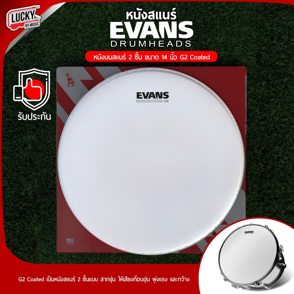 evans-หนังสแนร์-รุ่น-b14g2-ขนาด-14-g2-coated-drumhead-หนังบน-หนังบนสแนร์-2-ชั้น-แบบสากขุ่น-made-in-usa