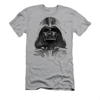 Darth Vader Watercolor T-Shirt เสื้อเชิ้ตชาย เสื้อผ้าแฟชั่น เสื้อยืด เสื้อยื