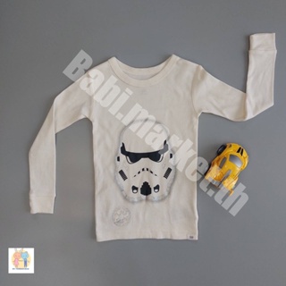 เสื้อยืดเด็ก Unisex แขนยาว ลาย Star Wars GAP ของใหม่