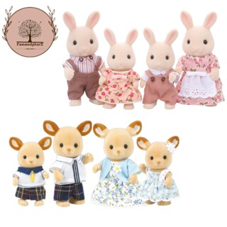 Sylvanian Families:Red Deer Family ครอบครัวกวาง // Milk Rabbit ครอบครัวกระต่ายนม ซิลวาเนียนแฟมิลี่