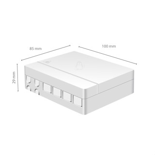 ภาพขนาดย่อของภาพหน้าปกสินค้ากล่องพักปลายสายไฟเบอร์ออปติก Termination Box แบบ 4 ช่องเก็บ Adapter (No-Flange) จากร้าน penguin_communication บน Shopee ภาพที่ 2