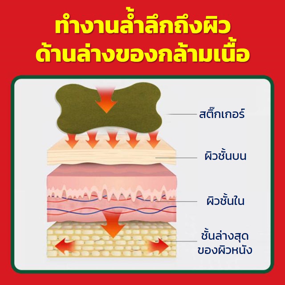 แผ่นแปะน่องขาสลายไขมันส่วนเกิน