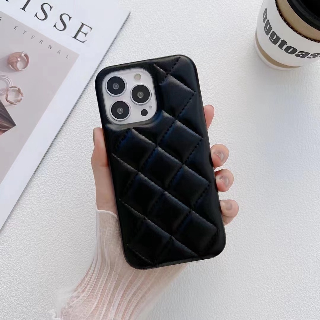 เคสโทรศัพท์มือถือ-หนังเทียม-ลายคาเวียร์-แฟชั่นสําหรับ-iphone14-pro-max-13-13pro-12-11-pro-max