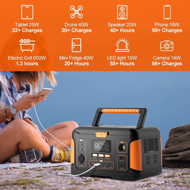 flashfish-1000w-932wh-portable-power-station-สำรองไฟ-camping-power-box-กล่อง-แบตสํารอง