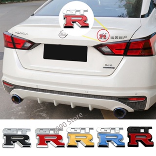 สติกเกอร์ตราสัญลักษณ์ แบบนูน สําหรับติดตกแต่งกระจังหน้ารถยนต์ Nissan GTR Almera Sylphy Altima Sentra