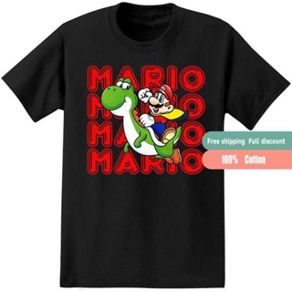 New Nintendo Mens Video Game Shirt - Mario, Luigi, Zelda, Kirby, And Donkey Kong Vintage เสื้อยืดลายการ์ตูน เสื้อยืดผู้ช