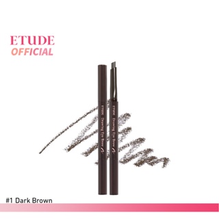 สินค้า ETUDE Drawing Eye Brow #1 Dark Brown อีทูดี้ ดินสอเขียนคิ้ว 1 แท่ง