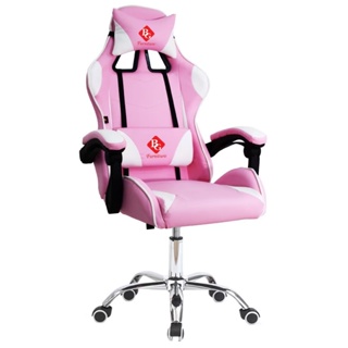 ภาพขนาดย่อของภาพหน้าปกสินค้าเก้าอี้เล่นเกม เก้าอี้เกมมิ่ง รุ่น E-02NEW เก้าอี้คอเกม Raching Gaming Chair จากร้าน h.t.dmedia บน Shopee