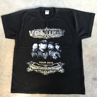 No.041 vtg.T-Shirt เสื้อวง VOLBEAT TOUR 2015 IDEAL SUPREME MADE IN PAKISTAN Sz.L 100% COTTON