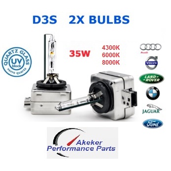 Ampoules Xénon D2S 6000K 35W Pour Volvo V50 S40 - Kit De 2, Blanc Clair, 3600 Lumens