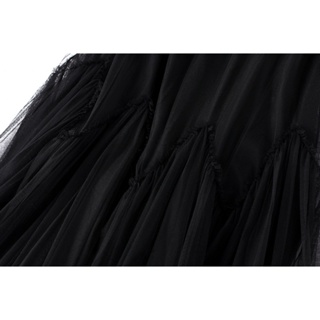 ภาพขนาดย่อของภาพหน้าปกสินค้าANGEL แฟชั่นผู้หญิงกระโปรง midi ตาข่ายสีทึบผิดปกติเกาหลีเอวสูงยางยืดทรงเอสีแดงบางแกว่งขนาดใหญ่กระโปรงตูตูกระโปรงเค้กยาวสําหรับผู้หญิง จากร้าน fashion_online.th บน Shopee ภาพที่ 6