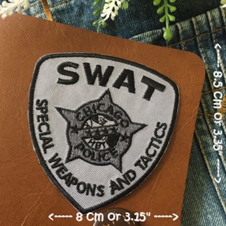 หน่วยสวาท S.W.A.T ตัวรีดติดเสื้อ อาร์มรีด อาร์มปัก ตกแต่งเสื้อผ้า หมวก กระเป๋า แจ๊คเก็ตยีนส์ Quote Embroidered Iron o...